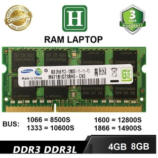 Ram Laptop 2Gb, 4Gb, 8Gb DDR3L bus 1600 và một số loại khác, hàng tháo máy chính hãng, bảo hành 3 năm