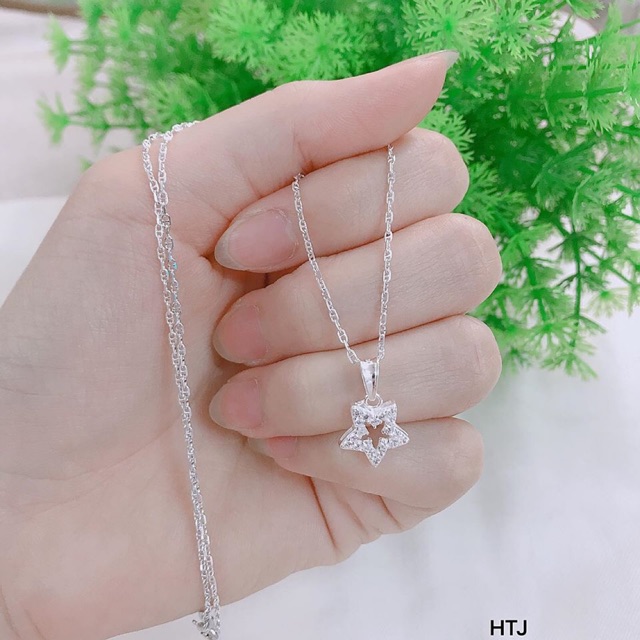 DÂY CHUYỀN BẠC MẶT SAO ĐÍNH ĐÁ - DÂY CHUYỀN NỮ BẠC TA