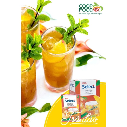 TRÀ HÒA TAN COOP SELECT HƯƠNG ĐÀO GIẢI NHIỆT SIÊU NGON 🌟