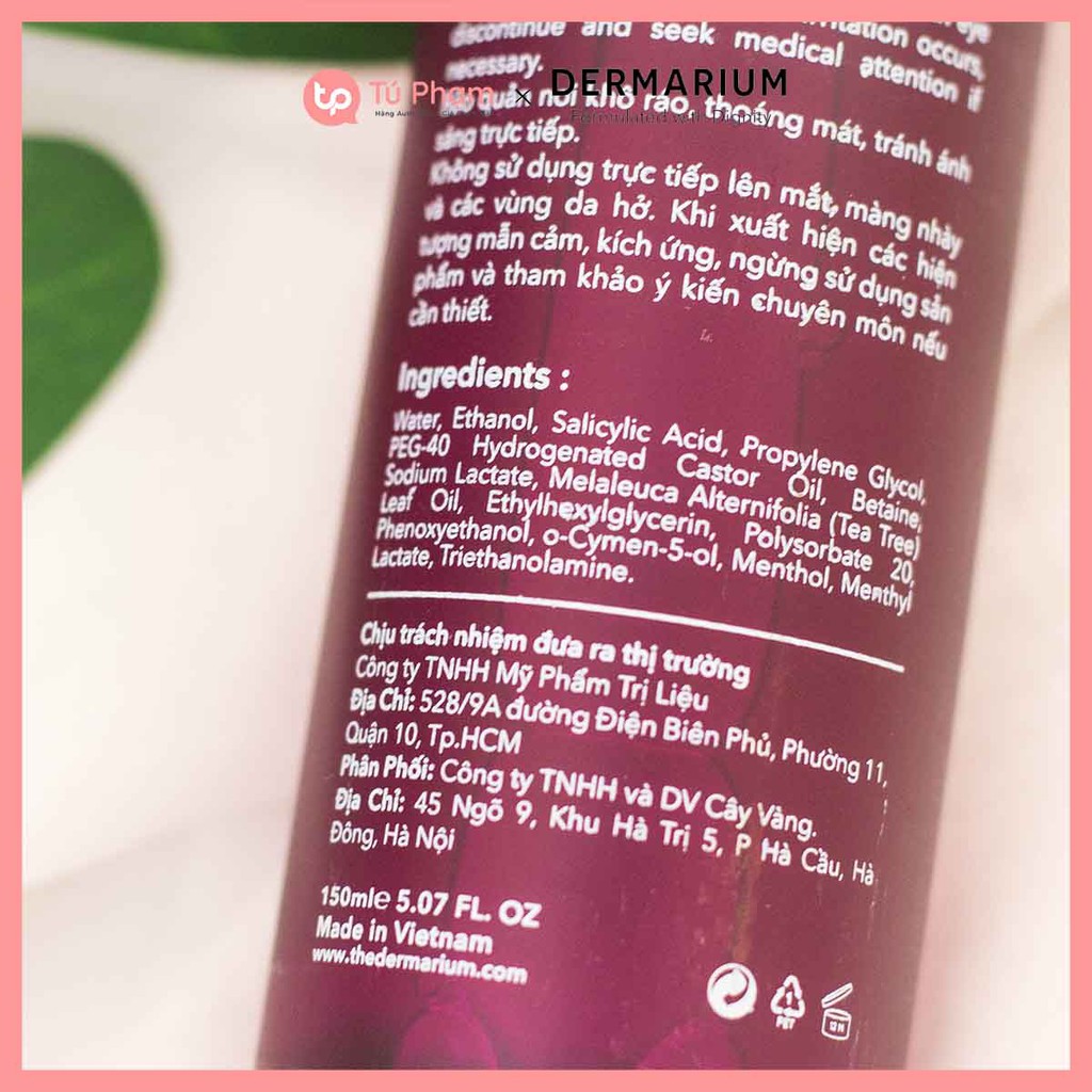 Nước Hoa Hồng Dermarium Tricky Duet 2% Salicylic Acid Exfoliant 150ml | BigBuy360 - bigbuy360.vn