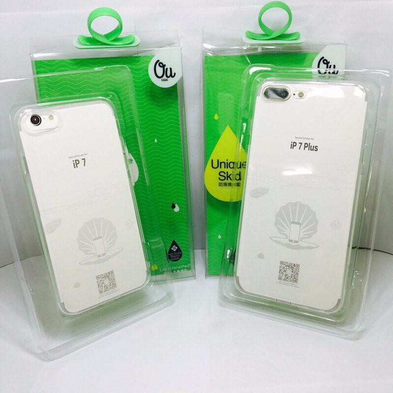 Ốp lưng dẻo TPU iPhone 7 hiệu OuCase - (Trong suốt)