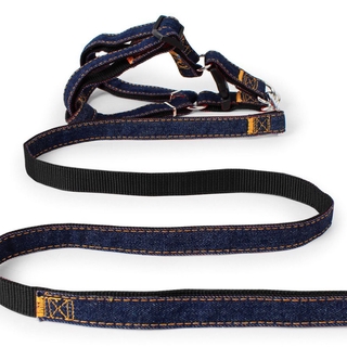 Dây Dắt Thú Cưng Đi Dạo Chất Liệu Denim Chống Mòn