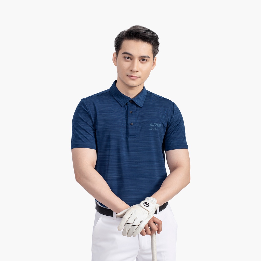 Áo polo nam Aristino phom dáng Golf fit dáng suông vừa co giãn nhẹ, thoải mái, dễ mặc - APSG04S2