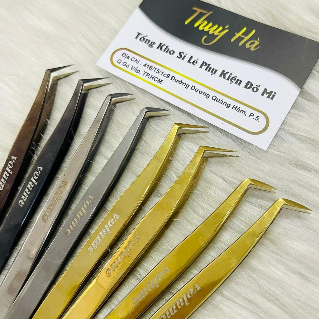 Nhíp nối mi volume gắp 20d -30d Nhật mũi 12mm và 15mm_Dụng cụ nối mi Thúy Hà