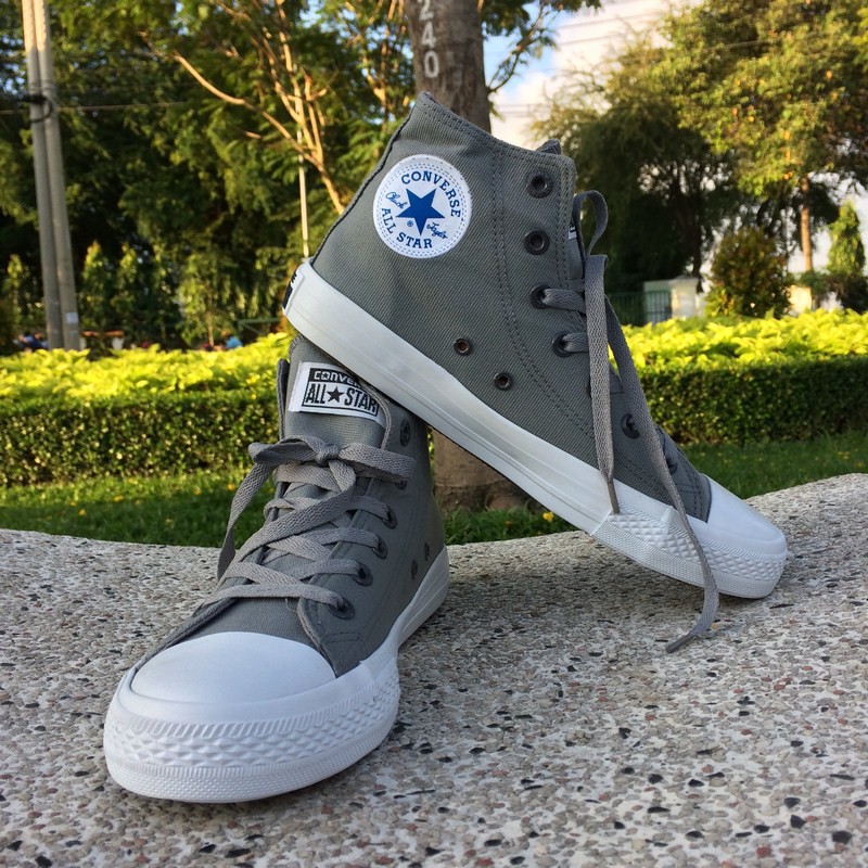 Giày AllStar Chuck II Cổ Cao Nam Xám Nhạt | BigBuy360 - bigbuy360.vn