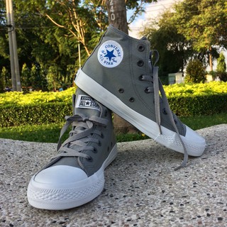 Giày AllStar Chuck II Cổ Cao Nam Xám Nhạt