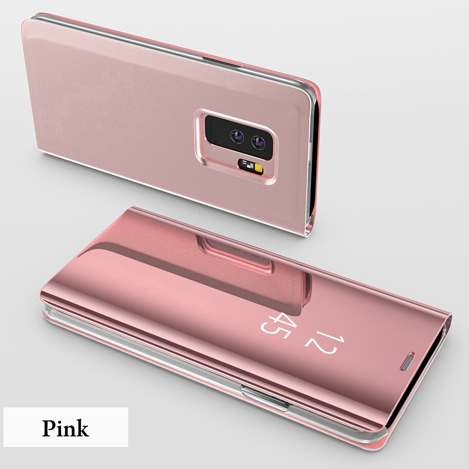 Xiaomi Redmi Note 3 4 4X Folio Phone Case Flip Mirror View Phone Stand Cover