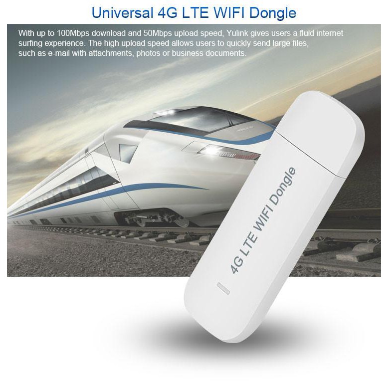 USB wifi 4G LTE Dongle . Cục phát wifi dcom từ sim 4G đa mạng tốc độ cao cho xe hơi, taxi.. usb 4g wifi giá rẻ