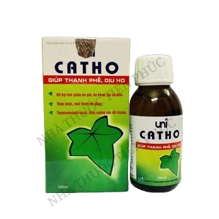 Siro CATHO Chai 100ml - Giúp thanh thế, dịu ho, hỗ trợ giảm ho gió ho kha, ho có đờm. tăng cường sức đề kháng