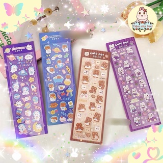 [FreeShip] Sticker xinh xắn trang trí sổ nhật ký│trang trí toploader│1 tấm 150 x 50 mm│ Xem thêm ở phần MÔ TẢ SẢN PHẨM