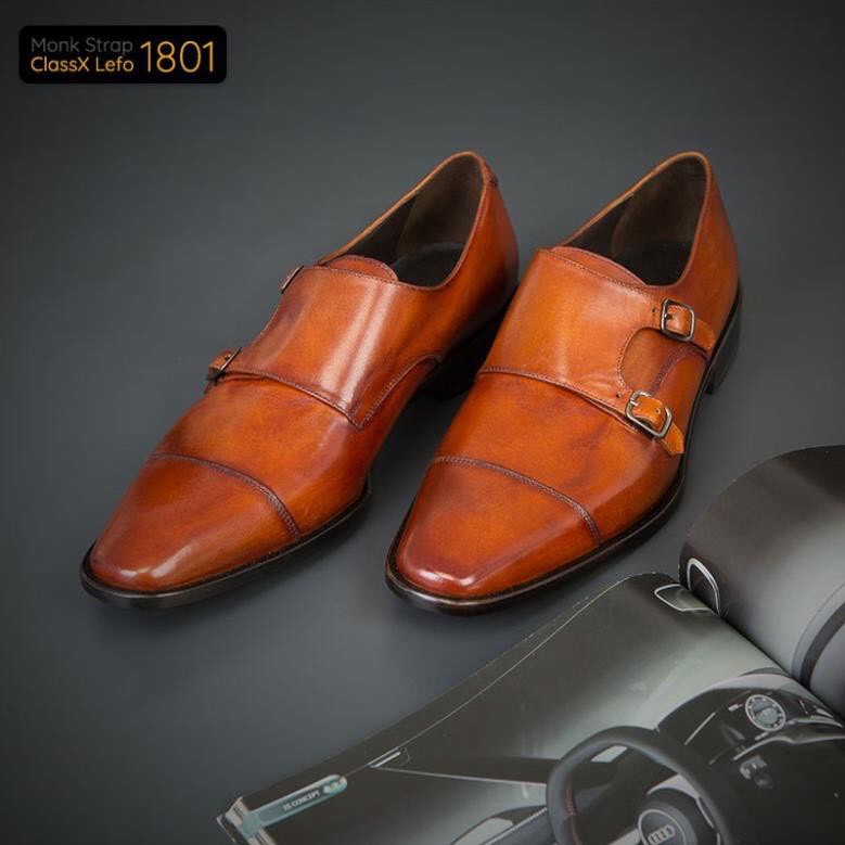 [DA BÒ NHẬP KHẨU] GIÀY NAM CÔNG SỞ CAO CẤP - MONK STRAP ITALY - LEFO [ CÓ VIDEO THẬT ]