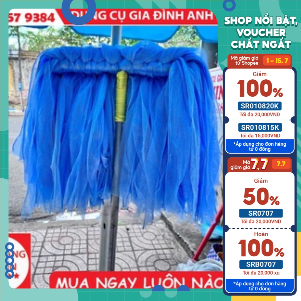 Cây Lau Nhà Mùng, Cây lau nhà mùng cán inox, cây lau nhà vải mùng, cây lau nhà công nghiệp, cây lau nhà tiện lợi