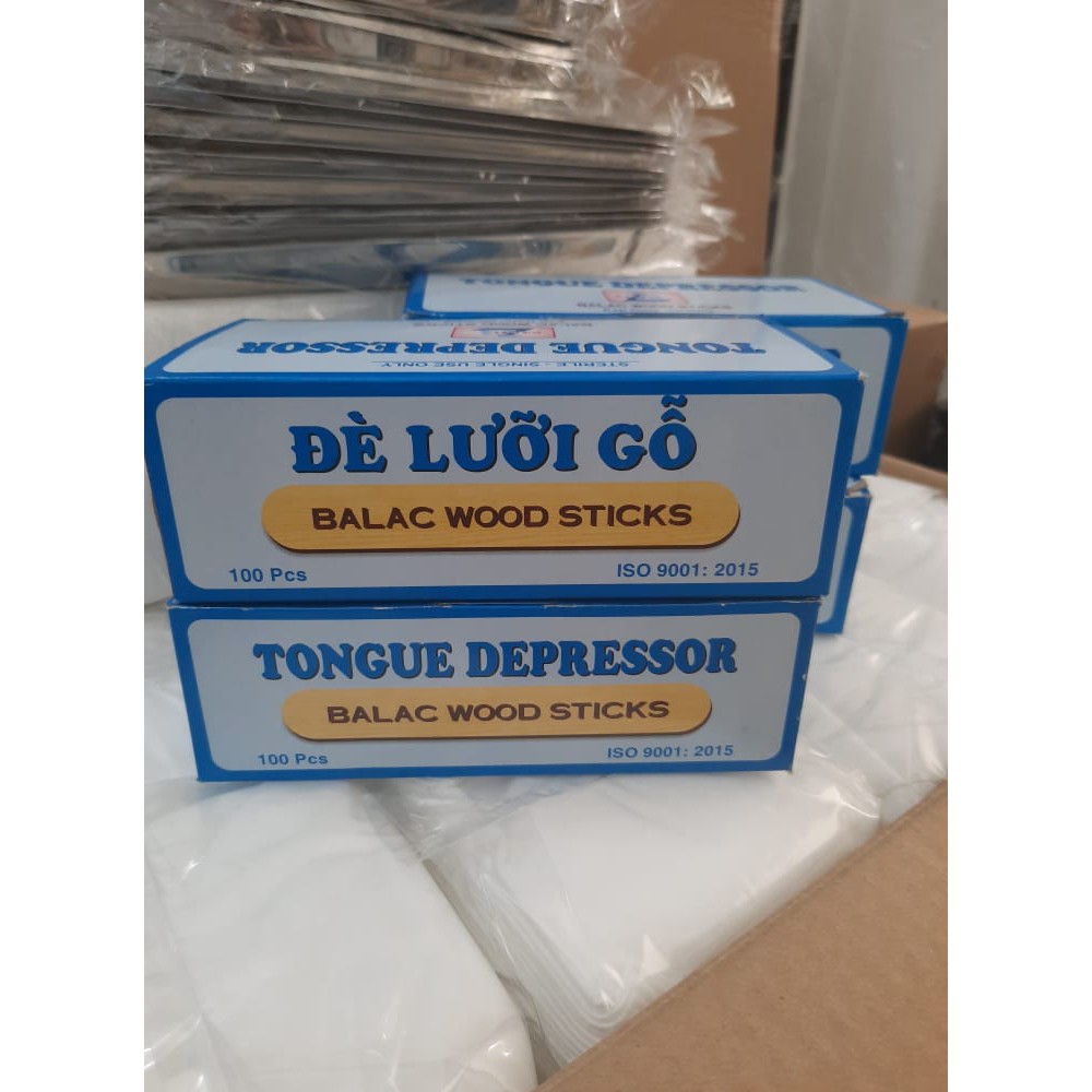 que đè lưỡi gỗ