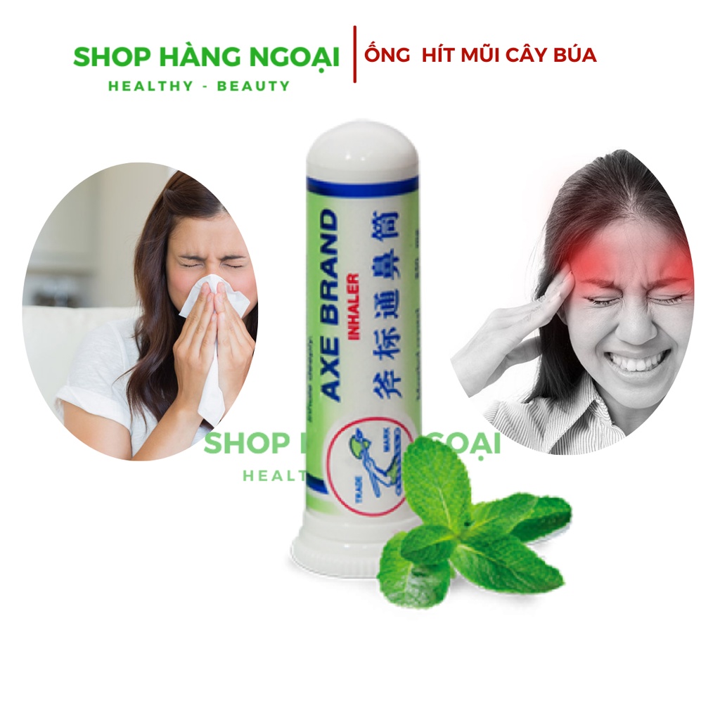 Ống hít mũi cây búa Axe Brand - Thông mũi nhanh, giúp dễ thở