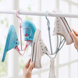 Móc phơi giày dép thông minh 2 đầu
