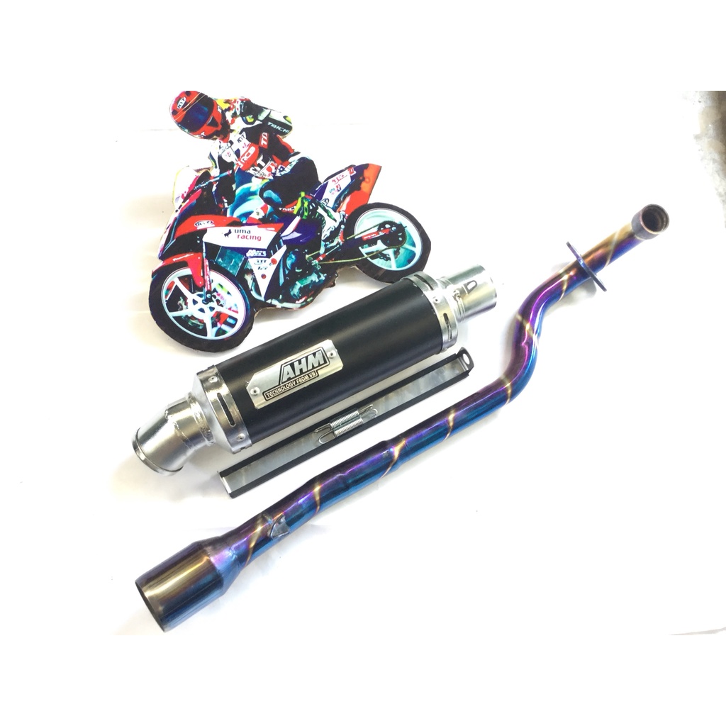 Pô AHM ĐEN cả cổ titan wave, cup, dream, 67, axelo, exciter 50cc, exciter, winer, sonic,...
