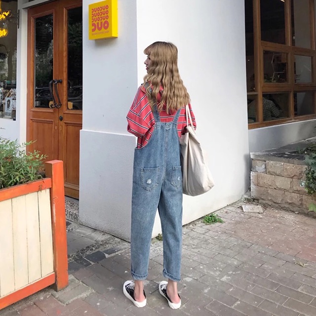 Quần yếm jeans | BigBuy360 - bigbuy360.vn