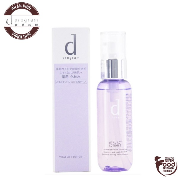 Nước Cân Bằng Ngăn Ngừa Lão Hóa Da D Program Vital ACT Lotion I 125ml