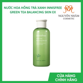 Nước hoa hồng tinh chất trà xanh Innisfree Green Tea Balacing Skin EX 200ml