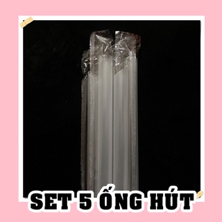 Mua lẻ - set 10 ống hút có màng bọc