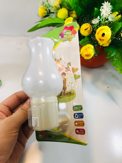 Đèn ngủ công tắc mẫu đèn dầu