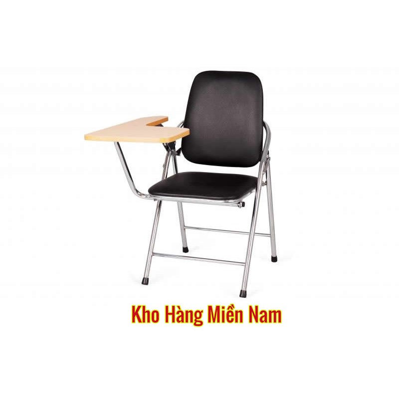 Ghế xếp liền bàn - Ghế gấp liền bàn INOX Xuân Hòa GI 05-00B MÀU ĐEN