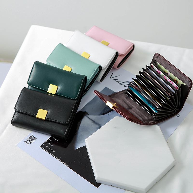 Ví ngắn đựng thẻ thiết kế nhiều ngăn tiện dụng cho nữ