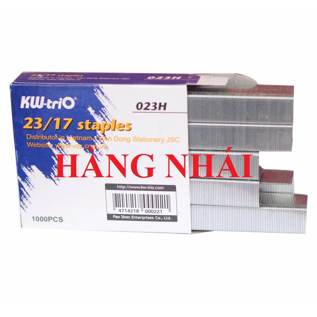 Đạn ghim Trio 23/17, 17mm (140 tờ), chính hãng - kim bấm - ghim dập - ghim bấm