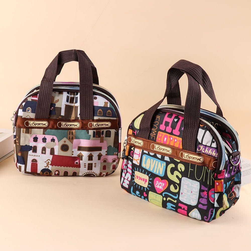 SOFTNESS Universal Multifunctional  Handbag Waterproof  Zippers Multi Pocket Crossbody