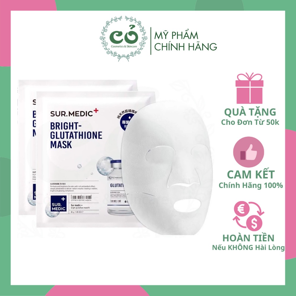 Mặt Nạ Dưỡng Trắng SURMEDIC Bright Glutathione Mask 30g