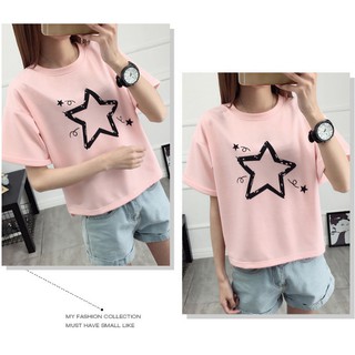 Áo thun nữ star thời trang nhiều màu