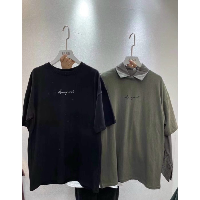 Áo thun chữ kí - phông 3158 chất dày | BigBuy360 - bigbuy360.vn