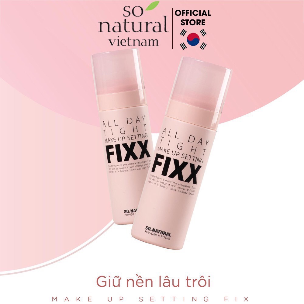 Xịt Khóa Nền Trang Điểm So Natural All Day Tight Make Up Setting Fixx 75ml l Nhập KhẩuHàn Quốc Mi | BigBuy360 - bigbuy360.vn