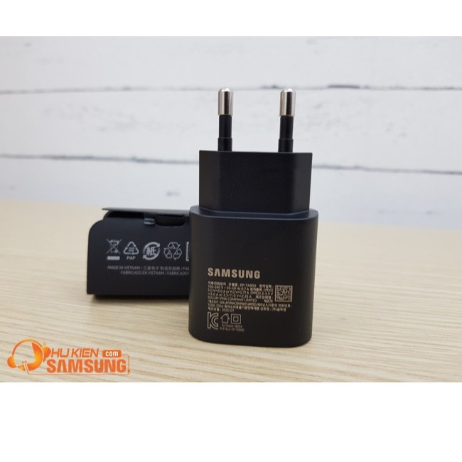 Bộ sạc nhanh Samsung 25W chính hãng Note 10 Note 20 A71, A70, A80, A90, S20, S20+, S20 Ultra - Bảo hành 12 tháng