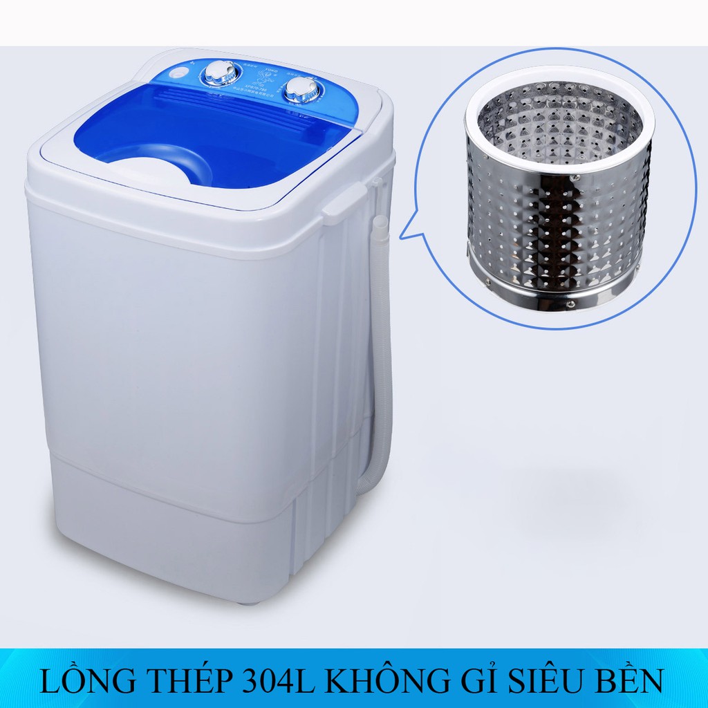 Máy giặt mini bán tự động, máy giặt 7kg tiện lợi, dành cho cá nhân, gia đình nhỏ, bảo hành 2 năm, lỗi đổi trong 7 ngày.