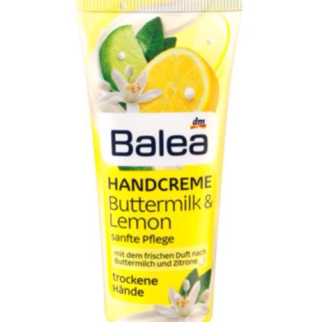 Kem dưỡng tay Balea Handcreme Buttermilk & Lemon