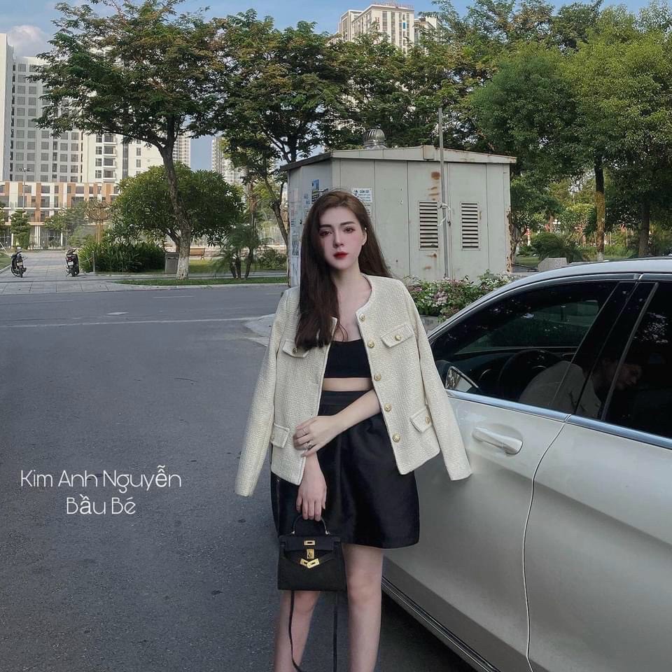 ÁO DẠ TWEED MÃ MỚI PHẢI NÓI LÀ MAX SANG CHẢNH 👉 Ngoài đẹp hơn tỉ lần luôn các chị ơi Chất đẹp miễn c