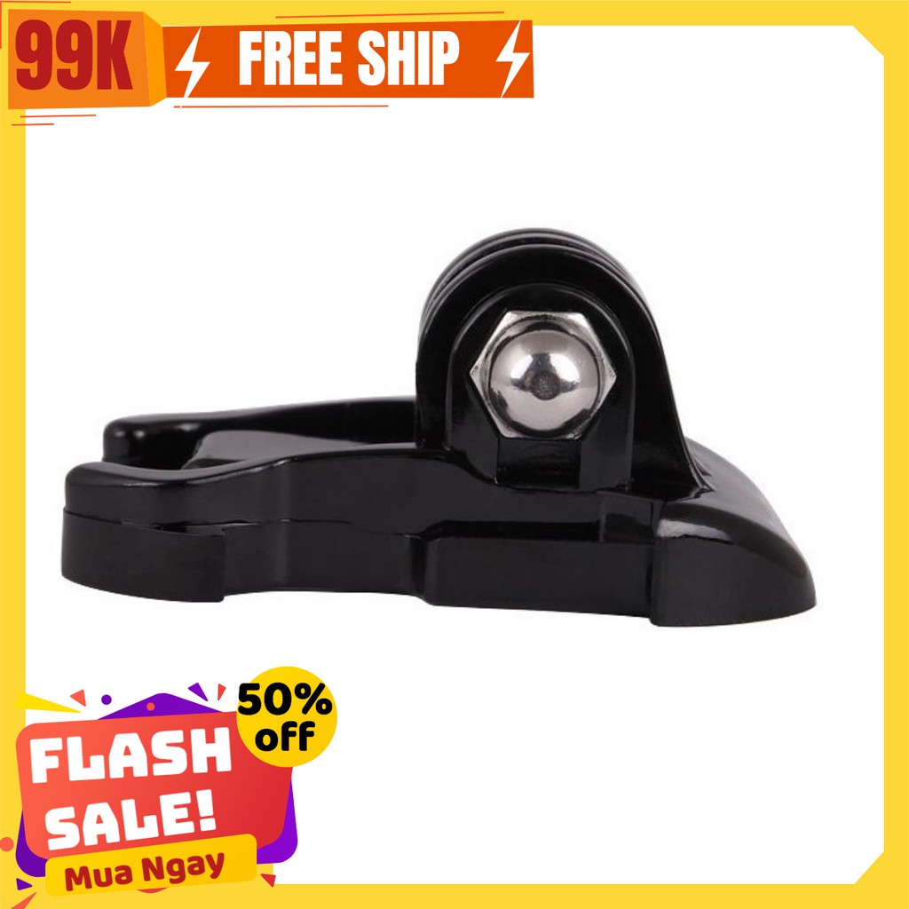 Mount gài thấp gắn camera hành trình cho GoPro, Sjcam, hd sport cam, điện thoại gắn lên mũ, xe