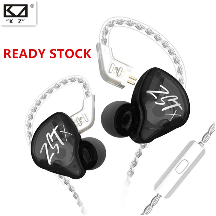 Tai nghe nhét tai KZ ZST X 1BA+1DD HIFI KZ ZSTX ZSN PRO X âm thanh sống động chất lượng cao