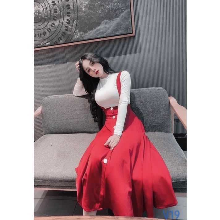 SÉT YẾM PHỐI ÁO THUN GÂN CỰC TRẺ TRUNG CÁ TÍNH PU HHP FASHION