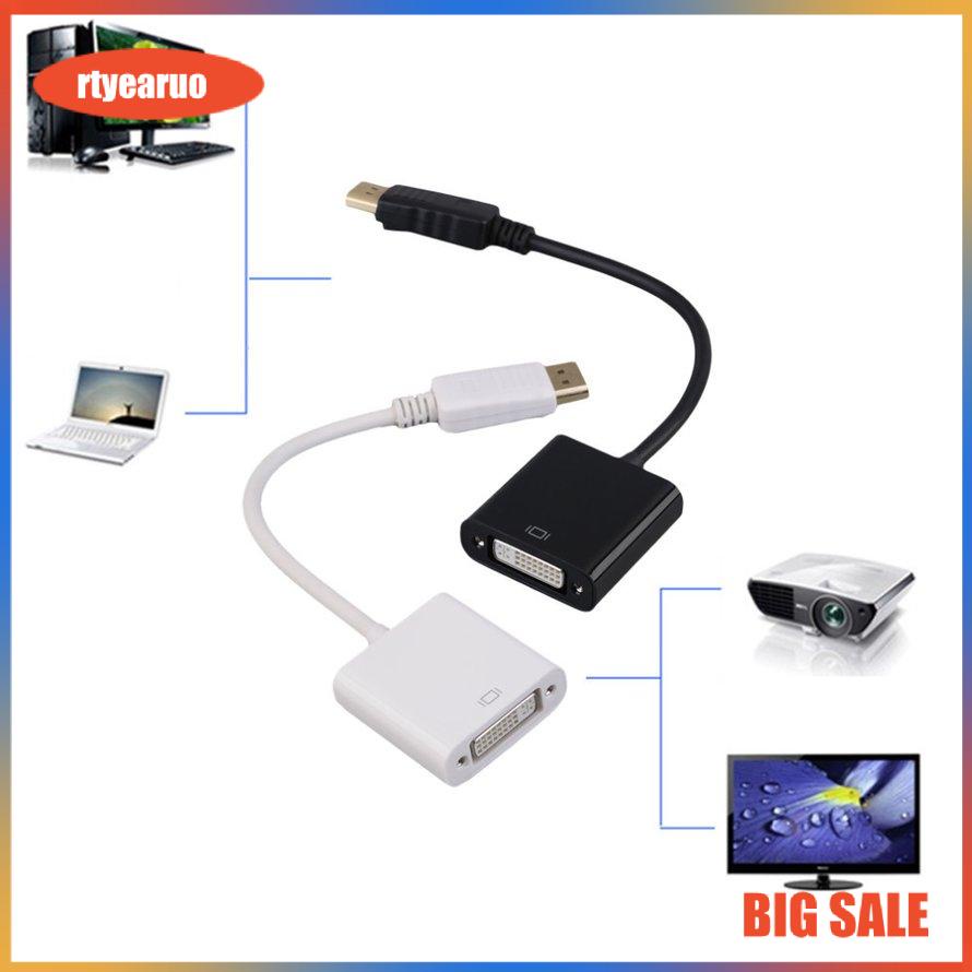 DisplayPort DP Male to DVI Female Adapter Cable Converter for Laptop