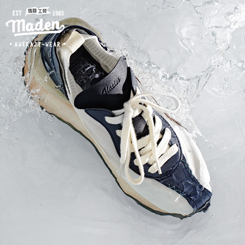 Giày thể thao MADEN chất liệu vải lụa lạnh kiểu retro thiết kế mới cá tính cho nam 2022