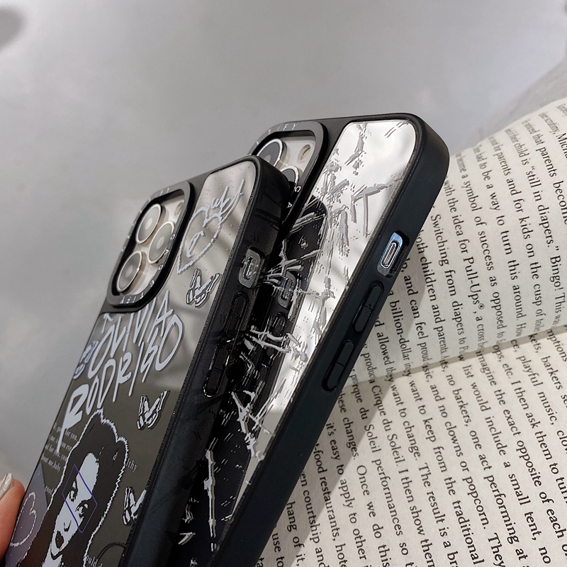 Ốp điện thoại tráng gương họa tiết bướm thích hợp cho iPhone 7 8 Plus X XS XR 11 12 13 Mini Pro Max SE 2020