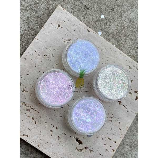 set nhũ tuyết 4 màu