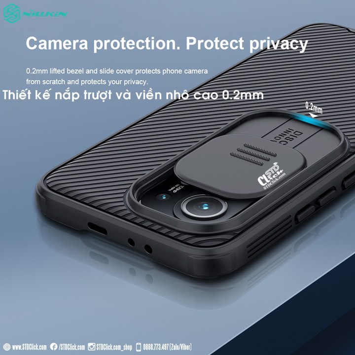 ỐP LƯNG XIAOMI MI 11 5G NILLKIN CAMSHIELD PRO BẢO VỆ CAMERA CHÍNH HÃNG [NEW SALEOFF]