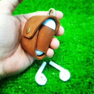 BAO DA AIRPODS 2 TỐI GIẢN (DA THẬT)