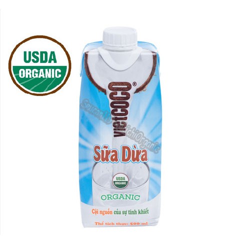 {Date 4/2022} Sữa Dừa Hữu Cơ Vietcoco Oragnic 500ml | BigBuy360 - bigbuy360.vn
