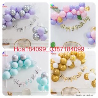 Sét bóng đơn giản trang trí tại nhà ( không kèm lá trang trí)