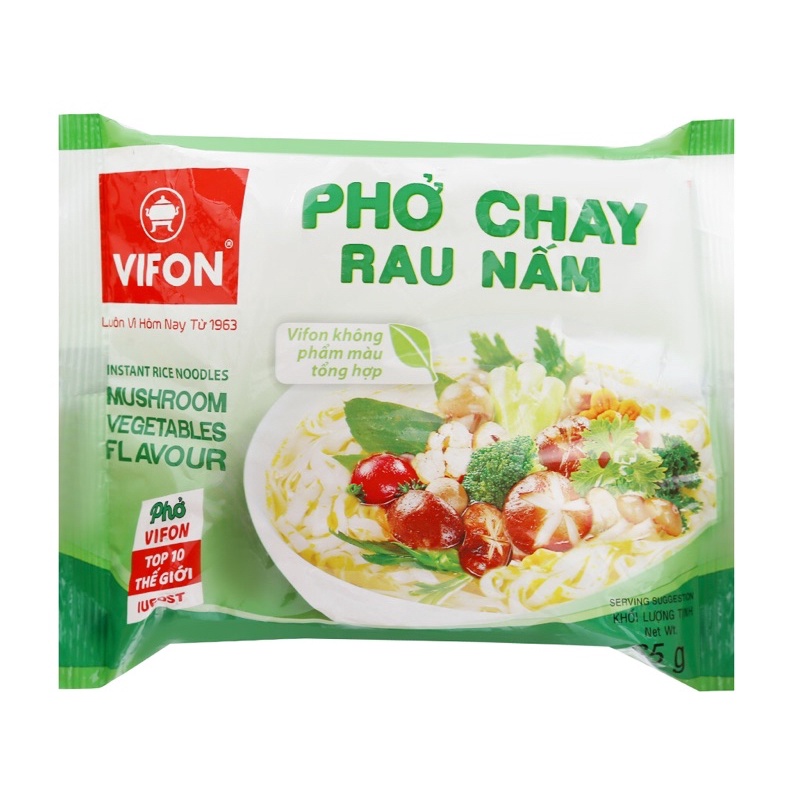Phở chay rau nấm vifon 65g