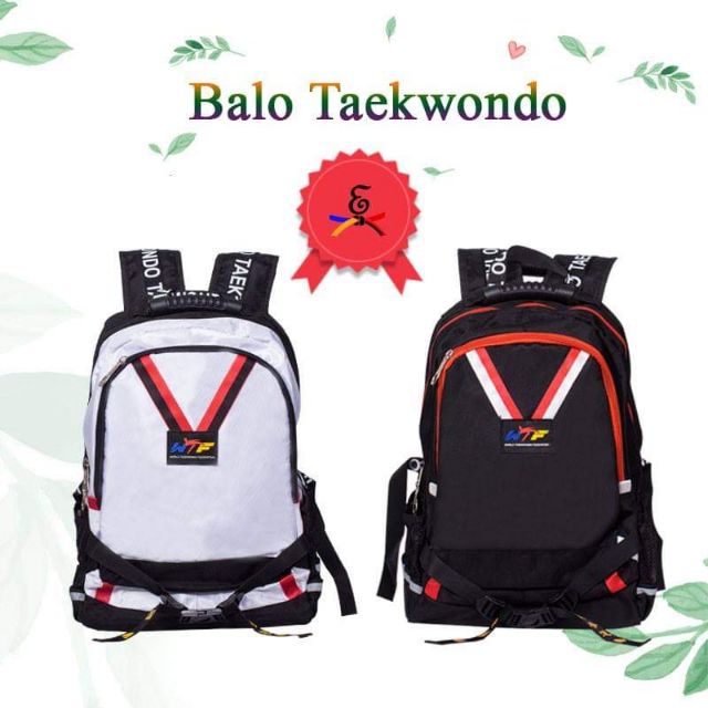 Balo Taekwondo + Tặng kèm 1 móc khoá Taekwondo